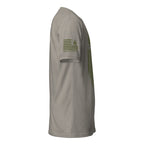 Watch Your Six Flag — Standard Issue T-Shirt — Stone Grey, right-side view