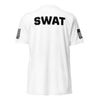 SWAT — Duty Wear T-Shirt (Flag & Sleeve Identifier) — White — Back view