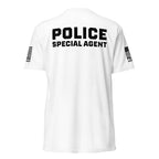 Special Agent — Duty Wear T-Shirt (Full Sleeve Identifier) — White — Back view