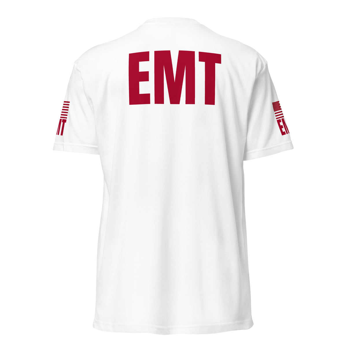 EMT — Duty Wear T-Shirt in White, back view