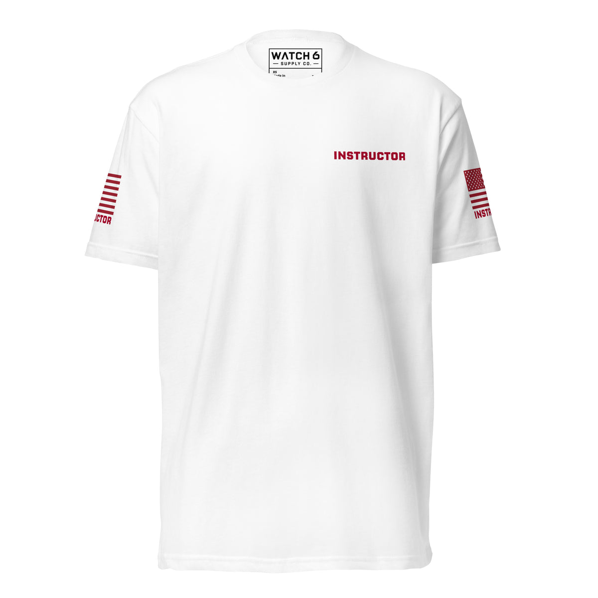 Instructor — Training Day Shirt — White, front view