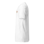 Thin Red Line — Six of Spade — Honor Series T-Shirt — White, left-side view