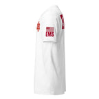 EMS — Duty Wear T-Shirt (Flag & Sleeve Identifier) — White — Left-side view
