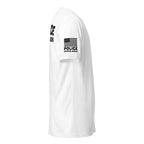 Special Agent — Duty Wear T-Shirt (Full Sleeve Identifier) — White — Right-side view