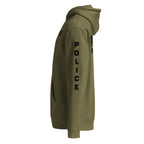 Special Agent — Duty Wear Heavyweight Hoodie (Full Sleeve Identifier) — Army — Left-side view