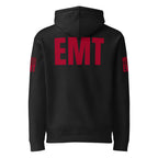 EMT — Duty Wear Heavyweight Hoodie in Black, back view