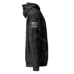 SWAT — Duty Wear Heavyweight Hoodie (Flag & Sleeve Identifier) — Black Camo — Right-side view