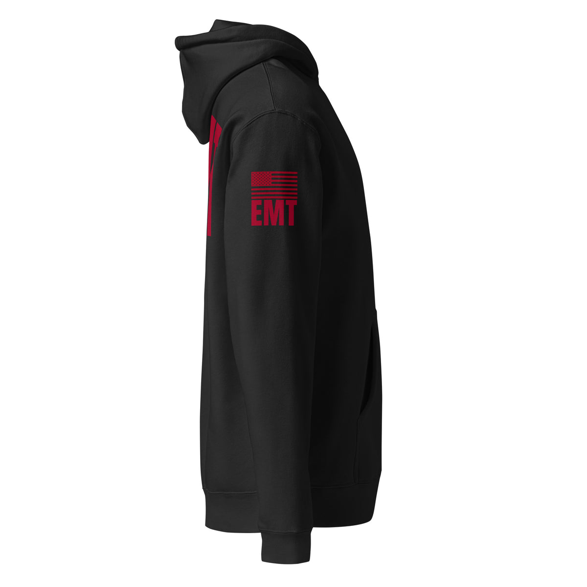 EMT — Duty Wear Heavyweight Hoodie in Black, right side view
