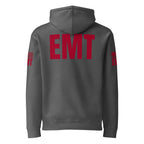 EMT — Duty Wear Heavyweight Hoodie in Charcoal Solid, back view