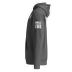 EMS — Duty Wear Heavyweight Hoodie (Flag & Sleeve Identifier) — Charcoal Solid — Left-side view