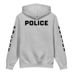 Police — Duty Wear Heavyweight Hoodie, in Grey, back view
