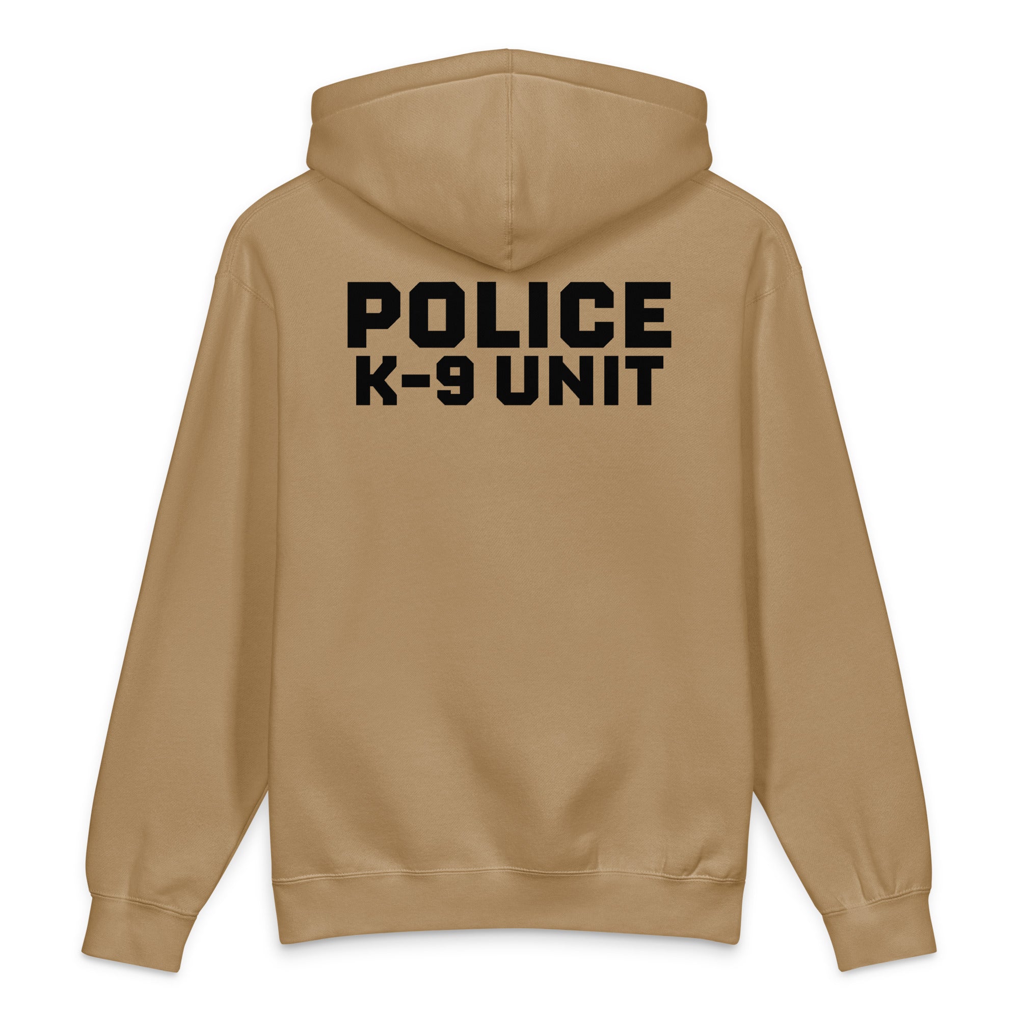 Police K-9 Unit - Heavyweight Duty Wear / RAID Hoodie in Sandstone - back view
