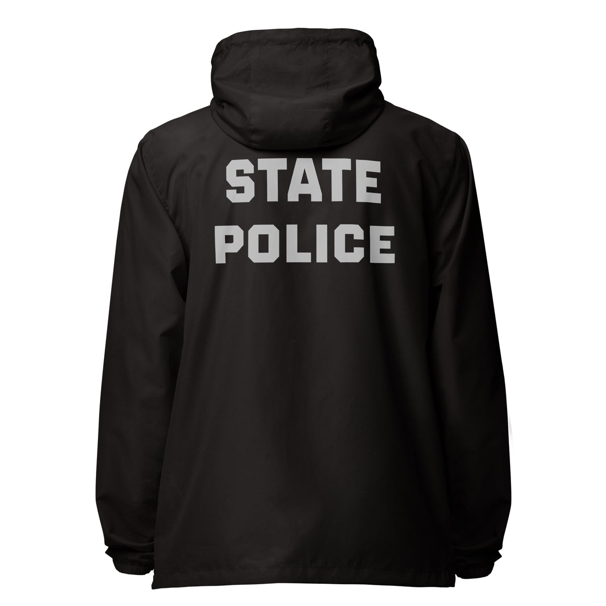 State Police — Duty Wear Lightweight Jacket — Black — Back view
