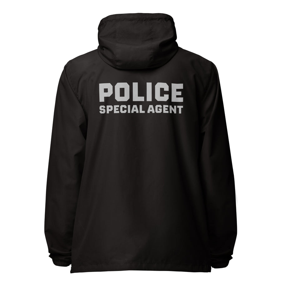 Special Agent — Duty Wear Lightweight Jacket in Black, back view