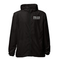 Police K-9 Unit - Lightweight Duty Windbreaker in Black - front view