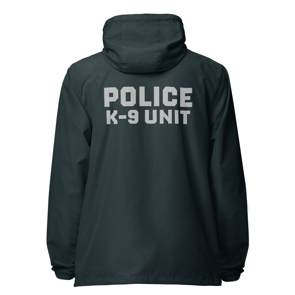 Police K-9 Unit - Lightweight Duty Windbreaker in Classic Navy - back view