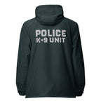 Police K-9 Unit - Lightweight Duty Windbreaker in Classic Navy - back view