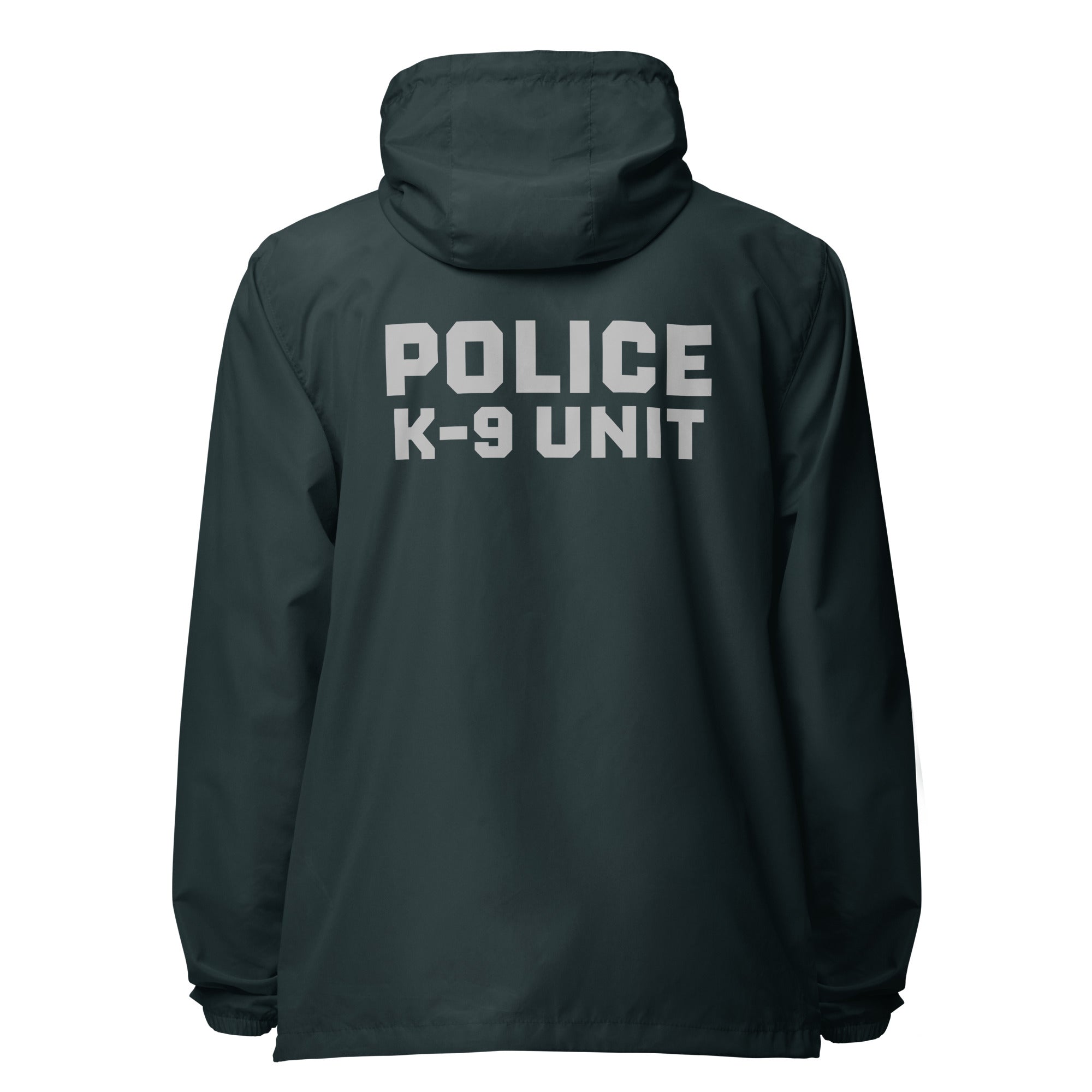 Police K-9 Unit - Lightweight Duty Windbreaker in Classic Navy - back view