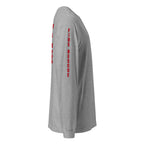 Fire Rescue long sleeve duty shirt with full sleeve identifiers in Athletic Heather, right view