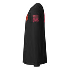 EMS — Duty Wear Long Sleeve Shirt (Flag & Sleeve Identifier) — Black Heather — Left-side view