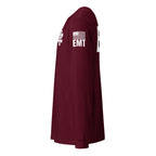 EMT — Duty Wear Long Sleeve Shirt in Maroon, left side view