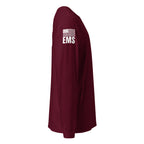 EMS — Duty Wear Long Sleeve Shirt (Flag & Sleeve Identifier) — Maroon — Right-side view
