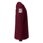 EMT — Duty Wear Long Sleeve Shirt in Maroon, right side view