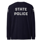 State Police — Duty Wear Long Sleeve Shirt (Flag & Sleeve Identifier) — Navy — Back view