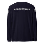 Corrections — Duty Wear Long Sleeve Shirt (Flag & Sleeve Identifier) — Navy — Back view