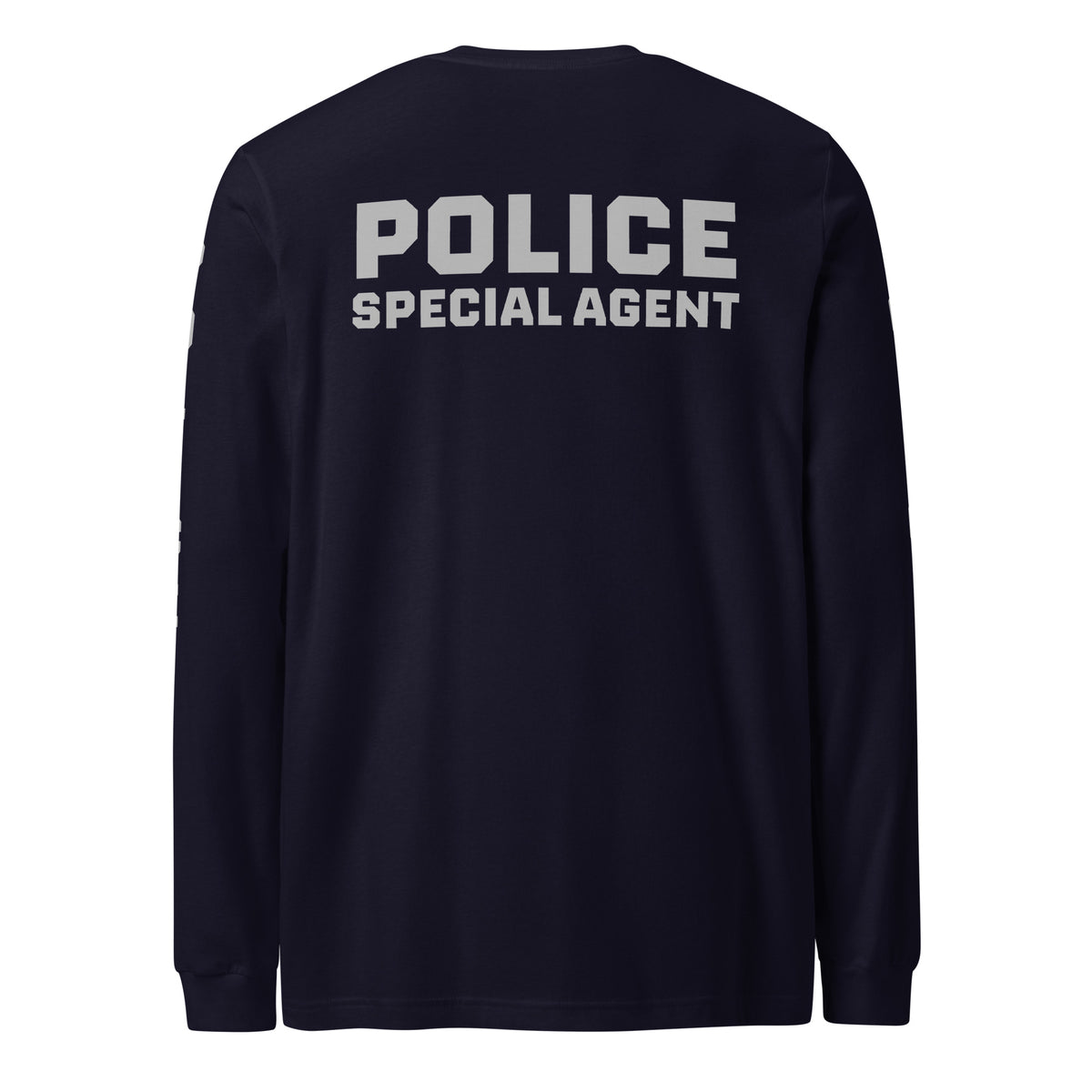 Special Agent — Duty Wear Long Sleeve Shirt in Navy, back view