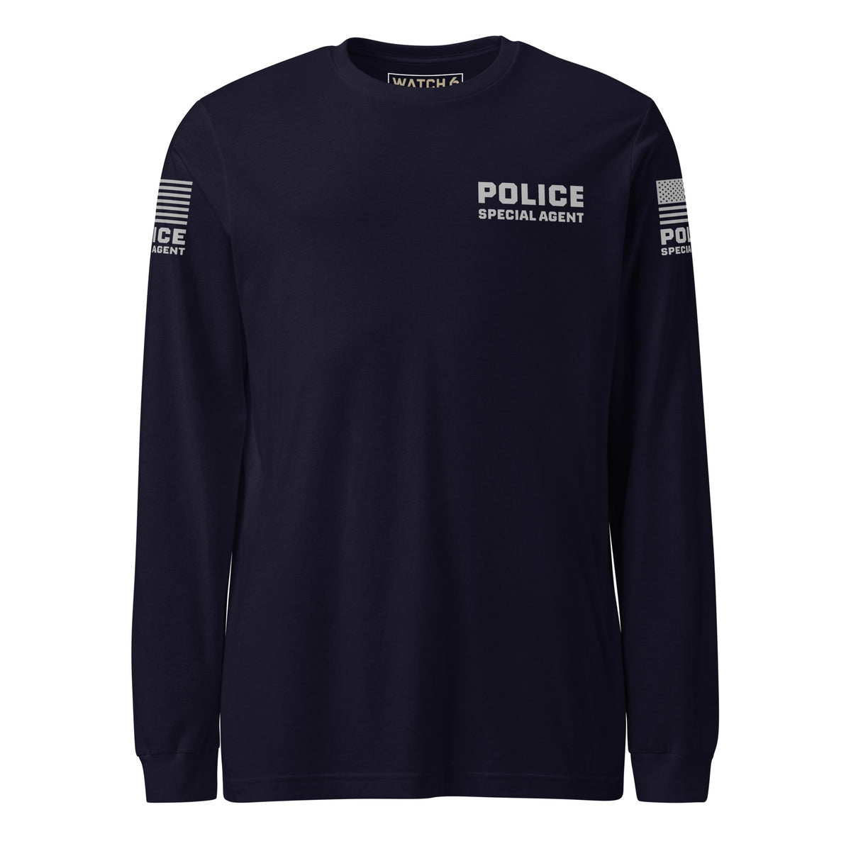 Special Agent — Duty Wear Long Sleeve Shirt in Navy, front view