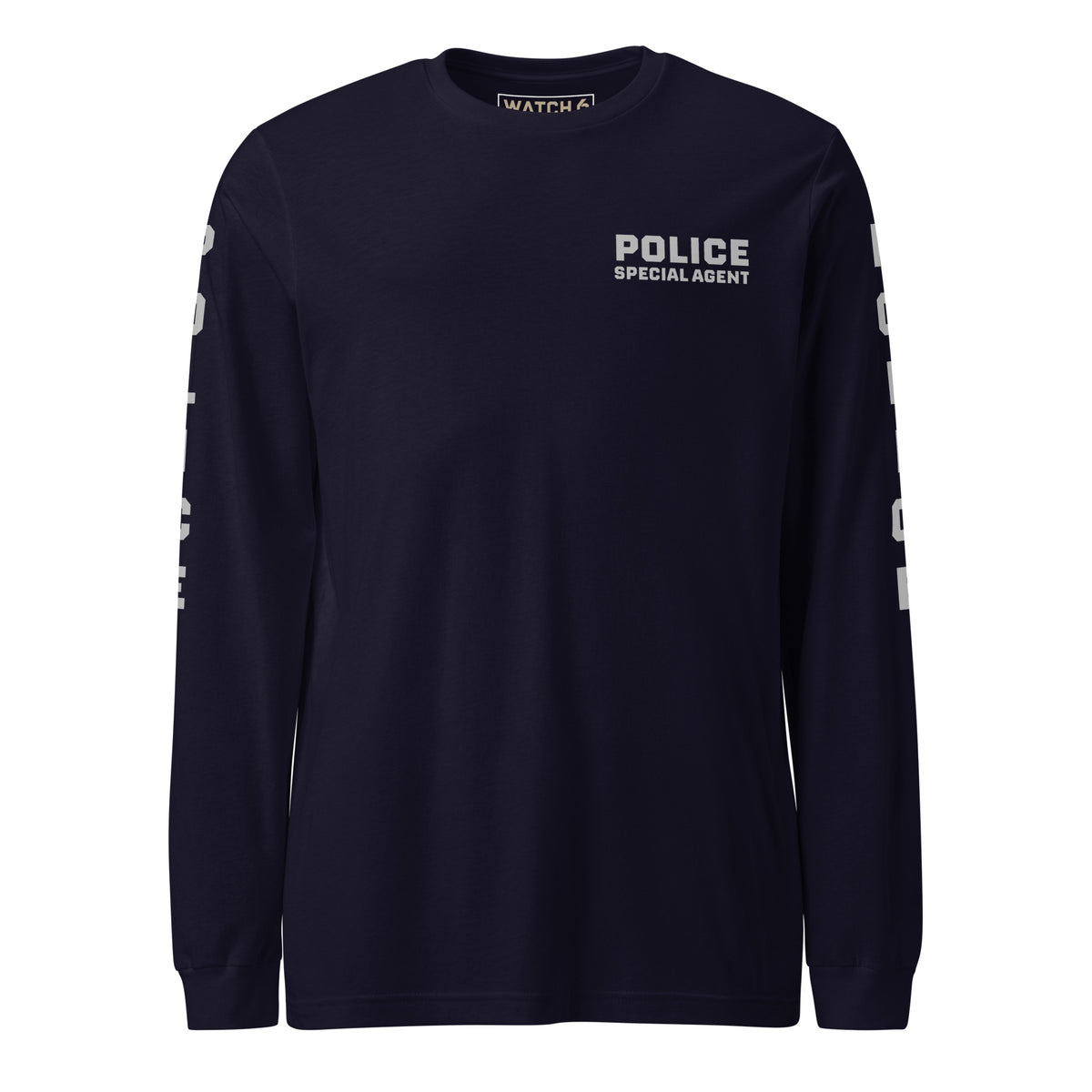 Special Agent — Duty Wear Long Sleeve Shirt in Navy, front view