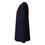 Fire Rescue long sleeve duty shirt with left sleeve identifier in Navy, left view