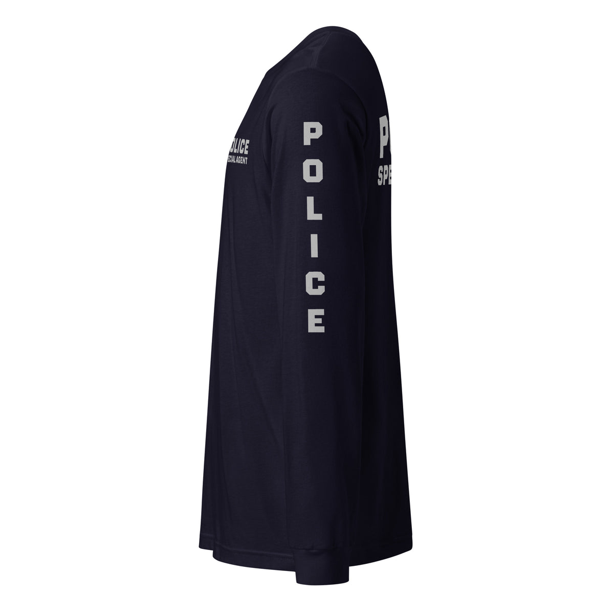 Special Agent — Duty Wear Long Sleeve Shirt in Navy, left side view