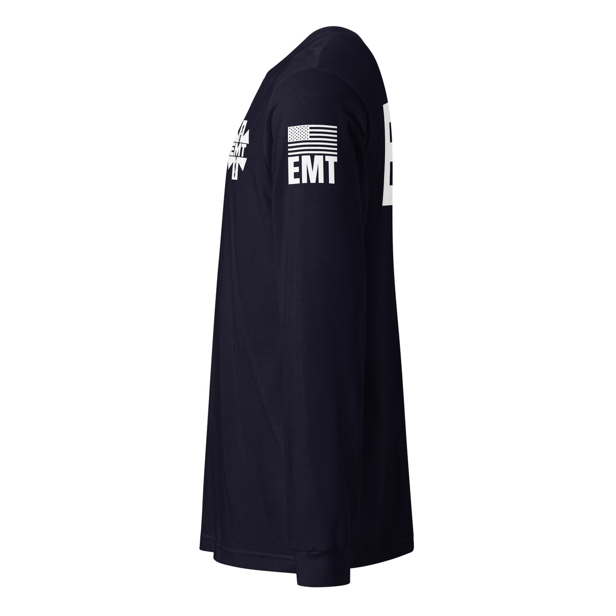 EMT — Duty Wear Long Sleeve Shirt in Navy, left side view