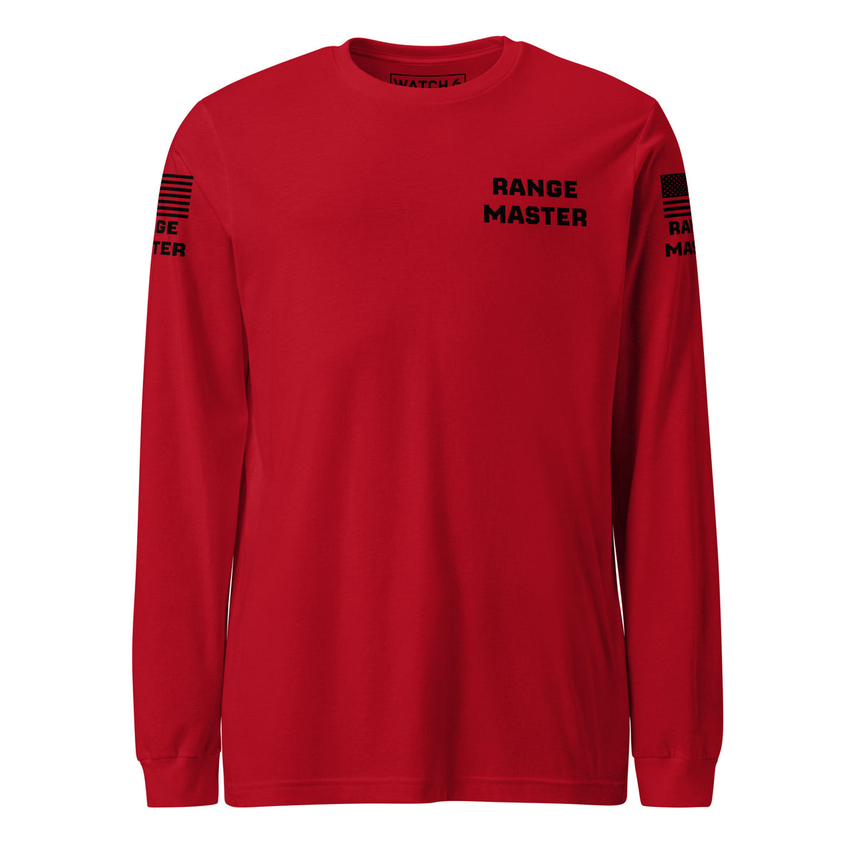 Range Master — Duty Wear & Range Long Sleeve — Red, front view