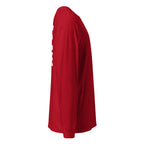 Fire Rescue — Duty Wear Long Sleeve Shirt — Red, right-side view