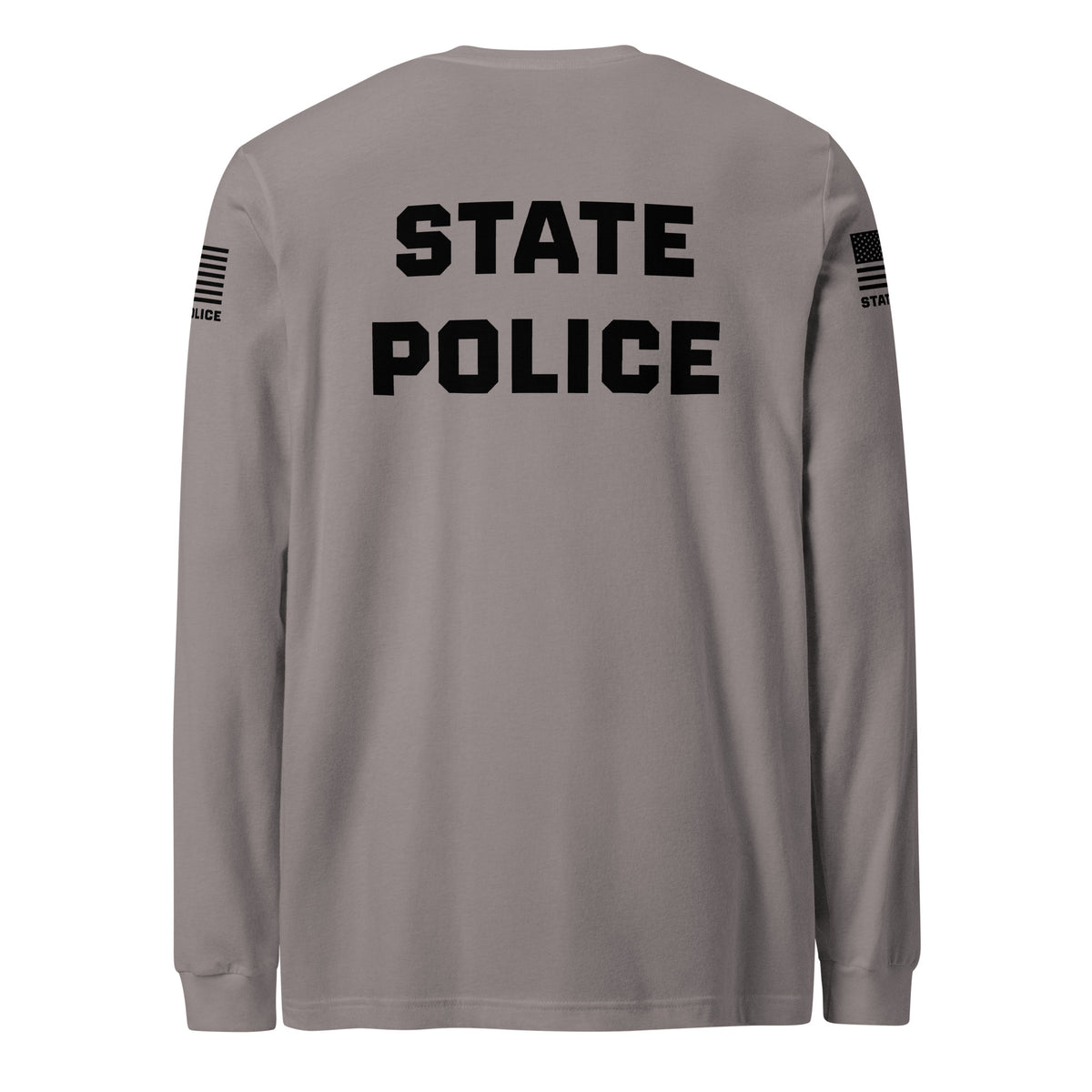 State Police — Duty Wear Long Sleeve Shirt (Flag & Sleeve Identifier) — Storm — Back view