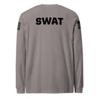 SWAT — Duty Wear Long Sleeve Shirt (Flag & Sleeve Identifier) — Storm — Back view