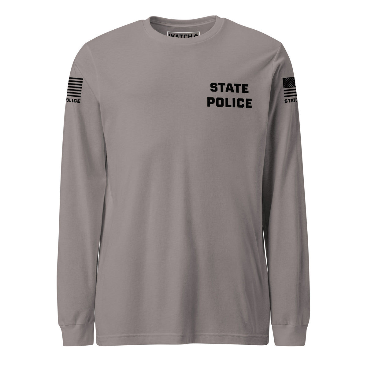 State Police — Duty Wear Long Sleeve Shirt (Flag & Sleeve Identifier) — Storm — Front view