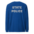 State Police — Duty Wear Long Sleeve Shirt (Full Sleeve Identifier) — True Royal — Back view