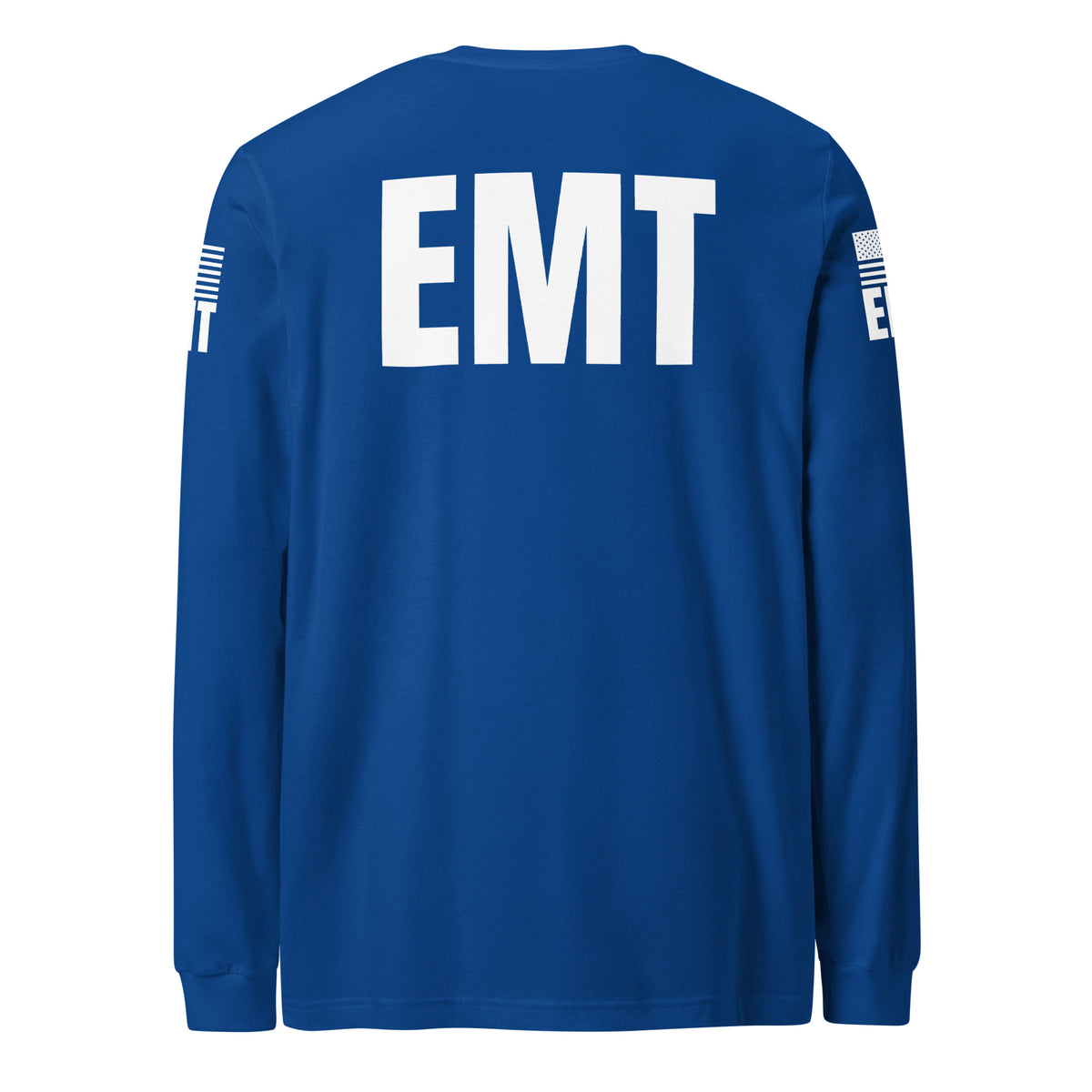 EMT — Duty Wear Long Sleeve Shirt in True Royal, back view