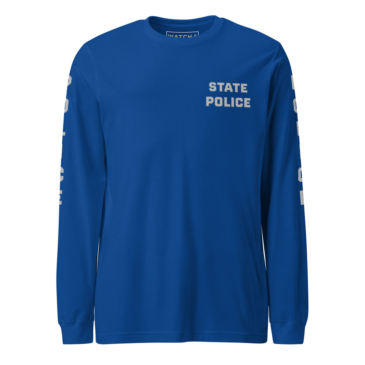State Police — Duty Wear Long Sleeve Shirt (Full Sleeve Identifier) — True Royal — Front view