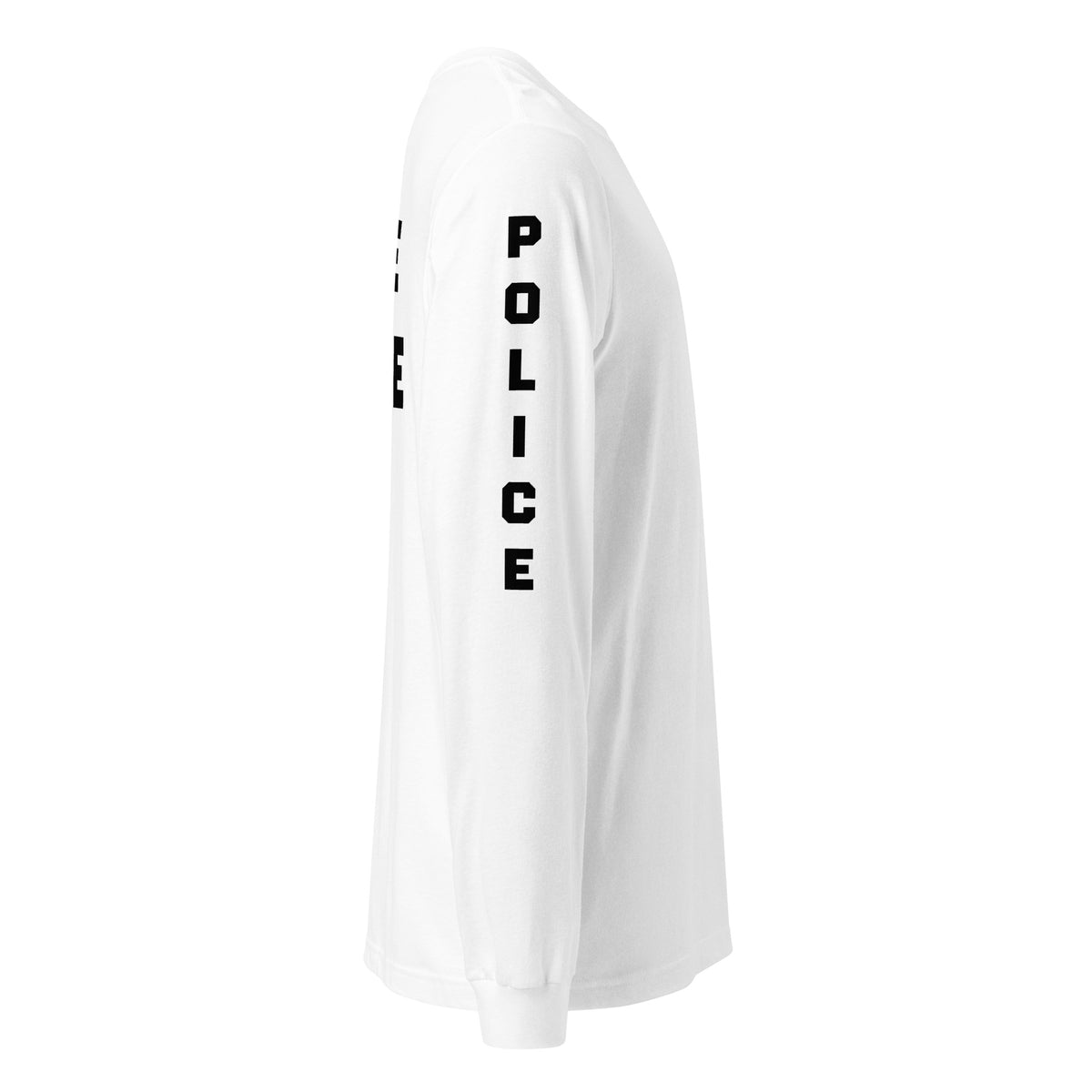 State Police — Duty Wear Long Sleeve Shirt (Full Sleeve Identifier) — White — Right-side view