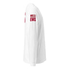 EMS — Duty Wear Long Sleeve Shirt (Flag & Sleeve Identifier) — White — Right-side view