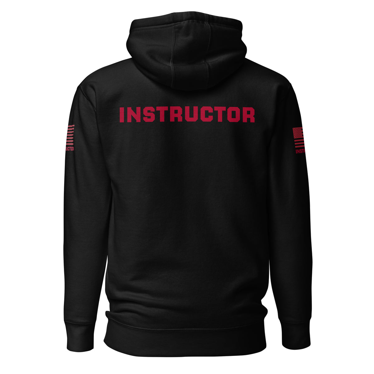 Instructor — Training Day Hoodie — Black, back view