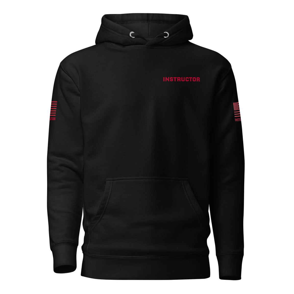 Instructor — Training Day Hoodie — Black, front view
