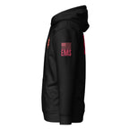 EMS — Duty Wear Premium Hoodie (Flag & Sleeve Identifier) — Black — Left-side view
