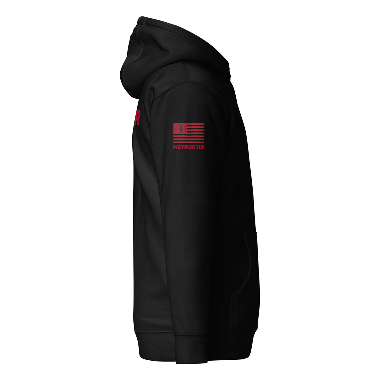 Instructor — Training Day Hoodie — Black, right-side view