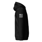 SWAT — Duty Wear Premium Hoodie (Flag & Sleeve Identifier) — Black — Right-side view